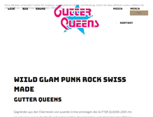 Tablet Screenshot of gutterqueens.com